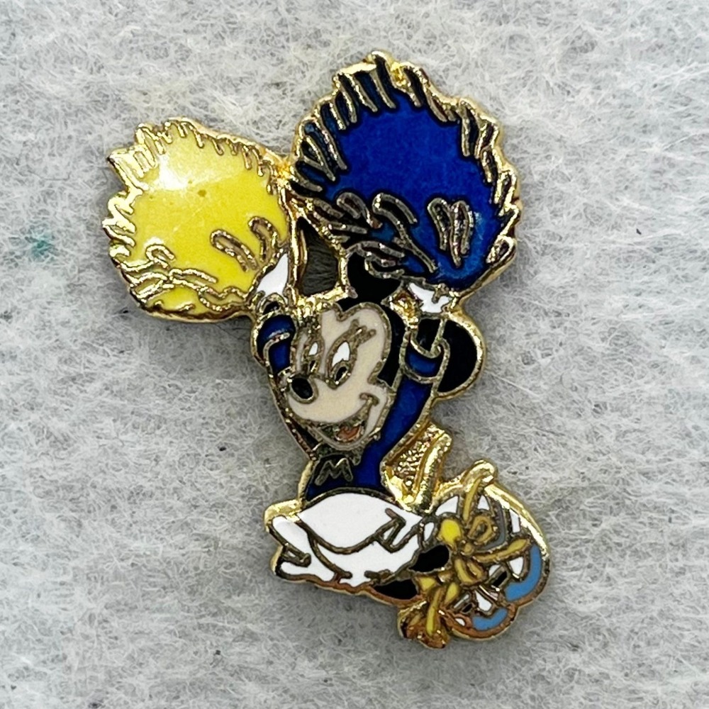 Vintage Disney Minnie Mouse Jumping Cheerleader Pin